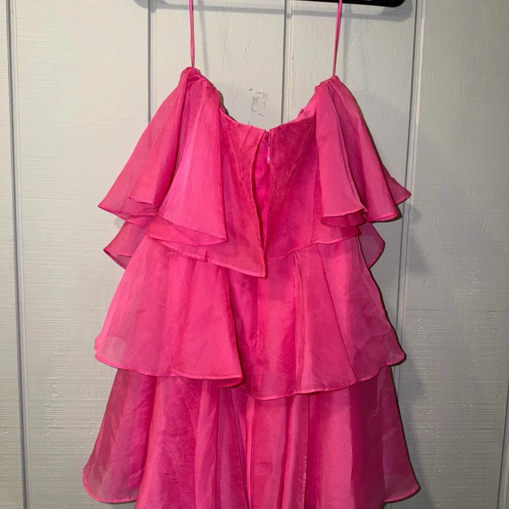 Abercrombie & Fitch Vibrant Pink Dress - Picture 5 of 5